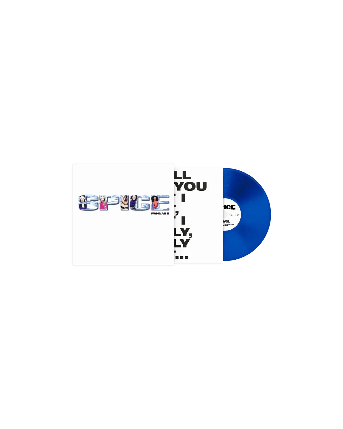 Wannabe Vinyl (4in Tiny Vinyl - Cobalt Transparent)