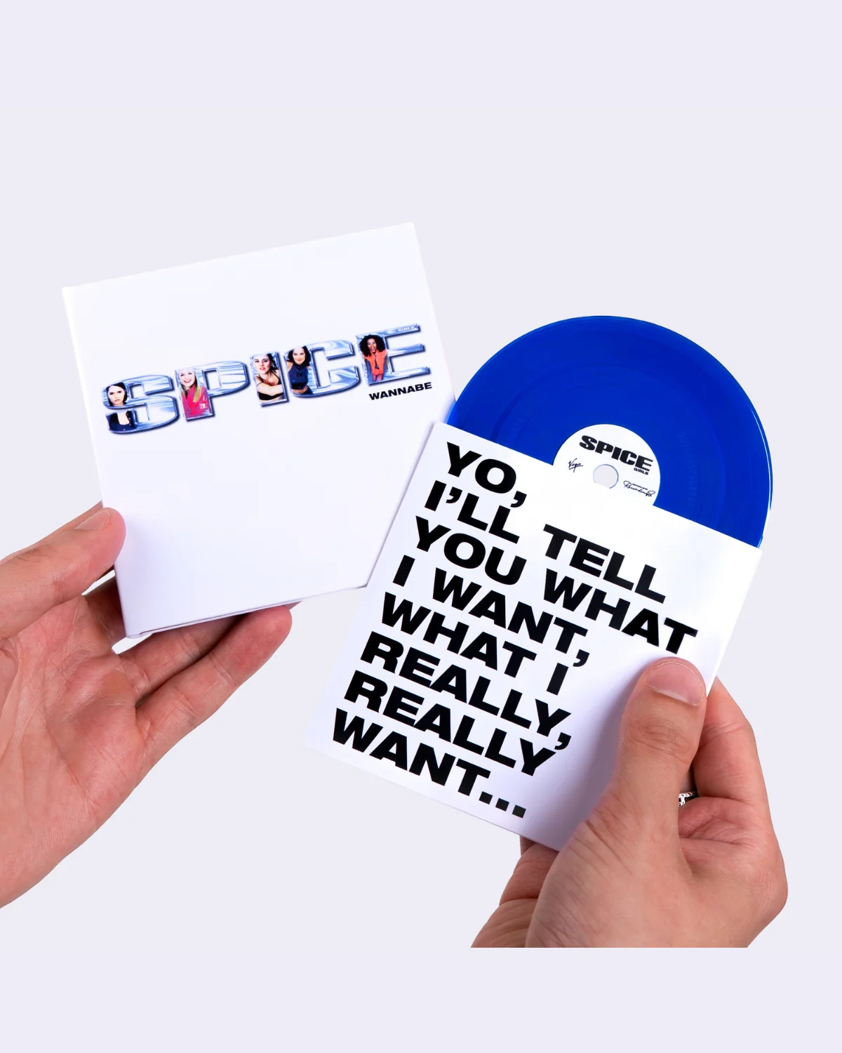Wannabe Vinyl (4in Tiny Vinyl - Cobalt Transparent) - Image 5
